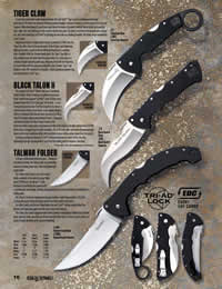 TALWAR & BLACK TALON II FOLDING KNIVES ColdSteel