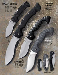 SPARTAN & RAJAH SERIES FOLDING KNIVES ColdSteel