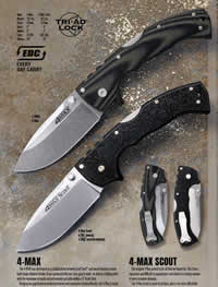 NIGHT FORCE, 4-MAX FOLDING KNIVES ColdSteel