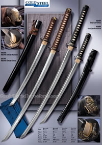 KATANAS FONCTIONNELS MIZUTORI GOLD LION ColdSteel