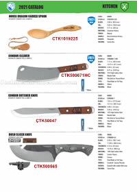 CAMP CONDOR KITCHEN KNIVES  Condor