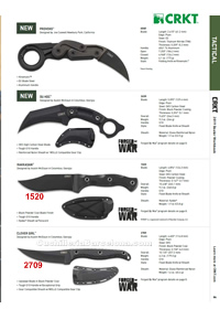 NAVALLES TACTIQUES RAKKASAN, CLEVER GIRL CRKT