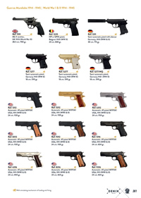 GERMAN PISTOL UK USA - WORLD Denix