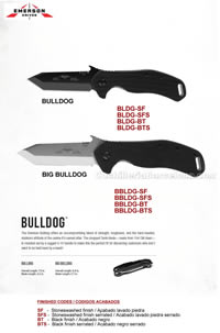 COUTEAUX TACTIQUES BULLDOG Emerson