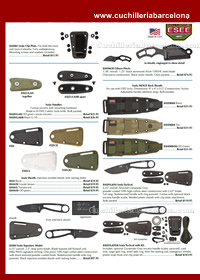 CUCHILLOS TACTICOS IZULA, FUNDAS Esee