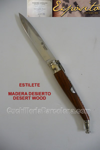 ESTILETE MADERA DESIERTO Exposito