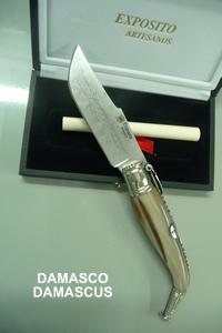 DAMAST TASCHENMESSER Exposito