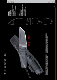 CUCHILLO T4000 C TACTICO Extrema Ratio