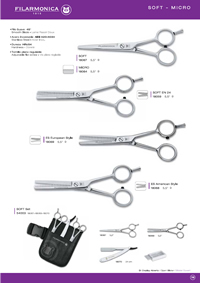 HAIRDRESSING SCISSORS 2 Filarmonica