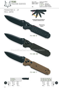 PREDATOR II 2F FULL AUTO FOLDING KNIVES  FKMD