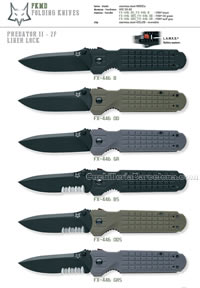 PREDATOR II 2F LINER LOCK FOLDING KNIVES FKMD