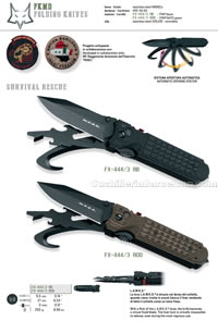 COUTEAUX POCHE SURVIVAL RESCUE FKMD