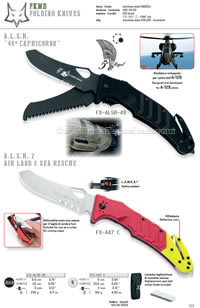 A.L.S.R.  A.L.S.R. 2 FOLDING KNIVES FKMD