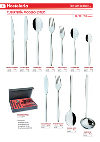 MODEL STYLE CUTLERY Flores Cortes