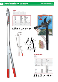 OUTILS DE JARDINAGE CASTELLARI Flores Cortes