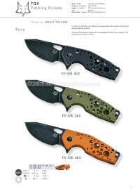 SURU TACTICAL FOLDING KNIVES Fox