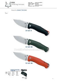 TUR TACTICAL FOLDING KNIVES Fox