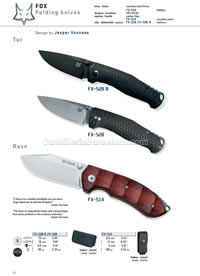 TUR RAVN TACTICAL FOLDING KNIVES Fox