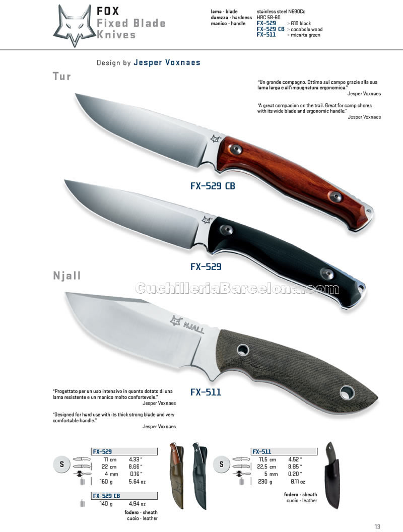 Tur Njall Tactical Knives Fox