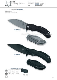 SHADOW TACTICAL FOLDING KNIVES Fox