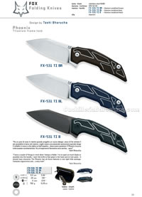 PHOENIX TACTICAL FOLDING KNIVES  Fox