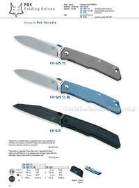 FOX TERZUOLA TACTICAL FOLDING KNIVES Fox