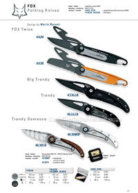 TWICE TRENDY TACTICAL FOLDING KNIVES  Fox