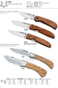 OLIVO TRADITIONAL FOLDERS FOLDING KNIVES Fox