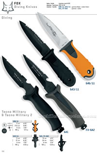 COLTELLO DIVING TECNO MILITARY Fox