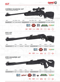 CARABINE ARIA COMPRESSA 007 Gamo