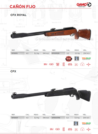 CARBINES AIR COMPRIME 008 Gamo