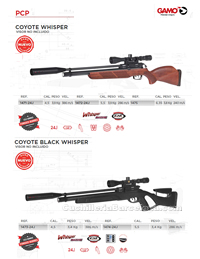 CARBINES AIR COMPRIME 018 Gamo