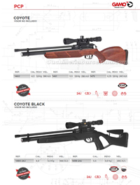 KOMPRIMIERTE LUFTKARBINEN 019 Gamo