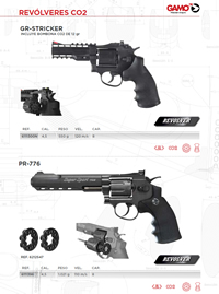 REVOLVERS CO2 Gamo