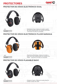 PROTECTORES DE OIDO Gamo