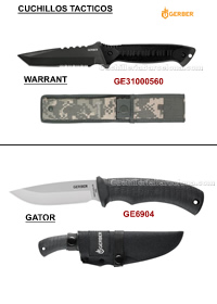 WARRANT TANTO AND GATOR KNIVES Gerber