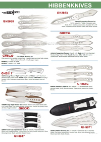 FACAS DE LANAMENTO HibbenKnives