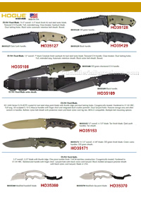 TACTICAL KNIVES EX F01 - EX F03 Hogue