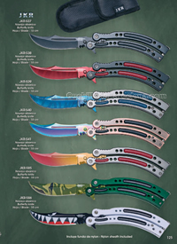 BUTTERFLY POCKETKNIVES JKR