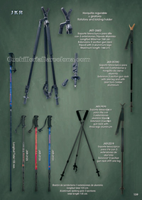 TELESCOPIC SUPPORT AND HIKING STICKS JKR