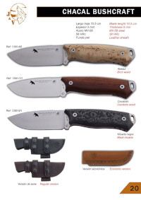 COLTELLI CHACAL BUSHCRAFT JV CDA