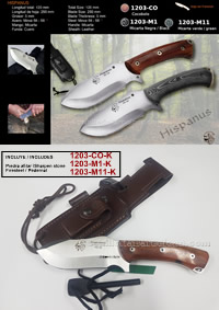 SURVIVAL KNIFE HISPANUS JV CDA