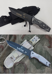 UOEII COMPACT BLACK TACTICAL KNIVES JV CDA