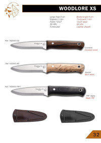 WOODLORE XS KNIVES JV CDA