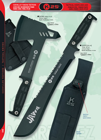 MACHETE JAWS UND TAKTISCHE XTE K25