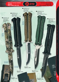 TACTICAL BUTTERFLY KNIVES K25