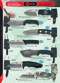 TACTICAL HANGING KNIVES K25