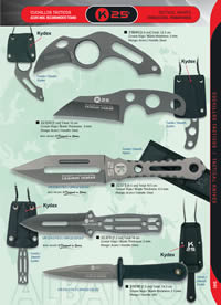 TACTICAL HANGING KNIVES 2 K25