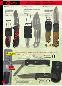 COUTEAUX TACTIQUES KYDEX K25