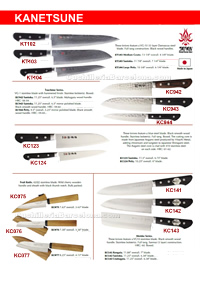 JAPANESE KITCHEN KNIVES 2 Kanetsune